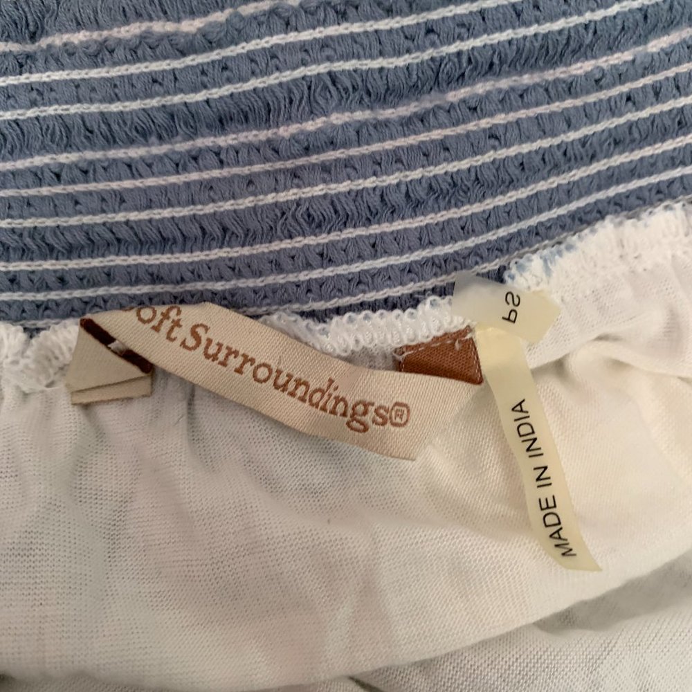 SOFT SURROUNDINGS MAXI SKIRT SIZE PS MADE IN INDIA 100% POLYSETSER FULL LINING - Picture 7 of 8